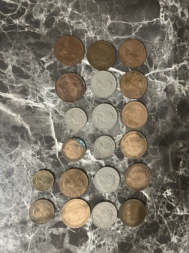 Pre decimal coins - 20,
