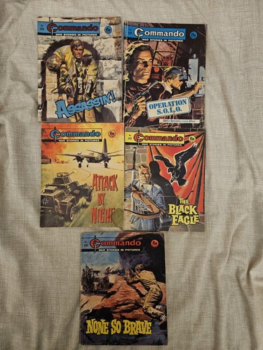 Commando comics job - commando, bundle