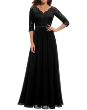 Women's Formal Lace Dress Long