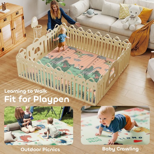 Dinosaur baby play - baby, mat
