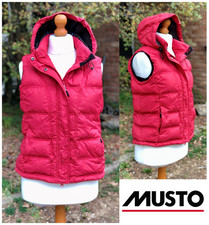 MUSTO Gilet RASPBERRY RED 100%