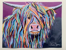STEVEN BROWN SIGNED ART - ANGUS MCCOO A4 30cm x 23cm Digital Print  *MULTI-BUY*