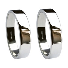 6mm 950 Platinum Wedding Rings