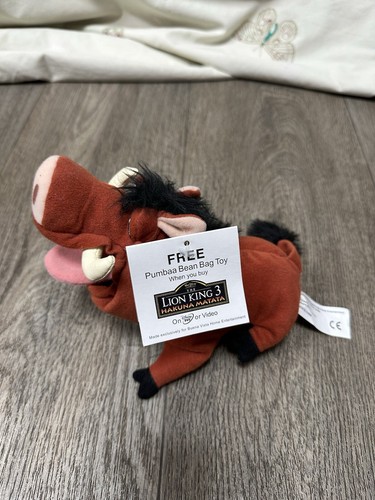 Lion king pumbaa beanbag soft - lion,