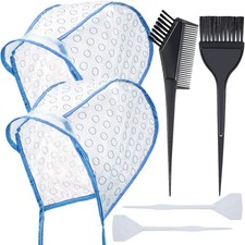 Hair Highlights Coloring Dye Tool Set, 2 Hair Disposable Tipping Frosting Cap, 