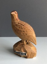 Vintage Japanese Wood Carved Bird Figurine – Mt. Fuji Souvenir