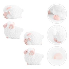  4 Pcs Small Resin Animals