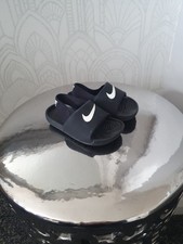 Nike Kawa Black Sliders Infant