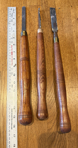 Vintage woodturning chisel - vintage,