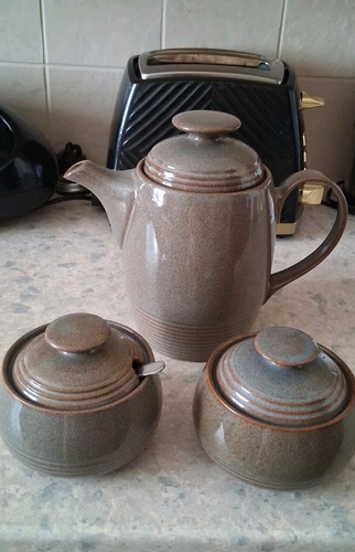 Denby greystone cofee pot - pot, 3