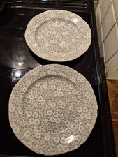 Burleigh "Dove Grey Calico"