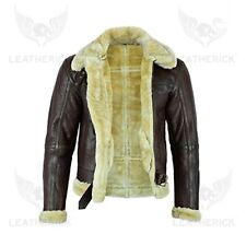 Men's Brown Genuine Lambskin