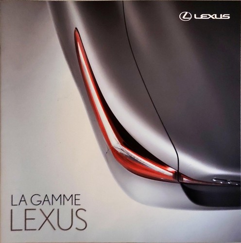 Lexus sc rx brochure - is,