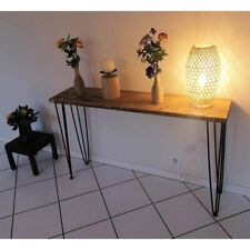 Console Table Chunky Wood