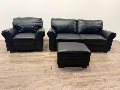 Salisbury black semi aniline - salisbury, semi-aniline