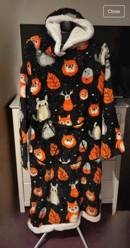 Oversized thermal fleece - oversized,