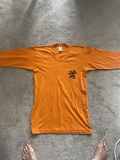 Vintage Netherlands Holland 1988 Football Long Sleeve Shirt With Lion Crest