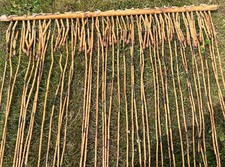 Vintage Bamboo Door Screen Curtain True Mid Century Retro Boho Tiki Fly Screen