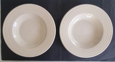 Homer Laughlin Fiesta Ware Pasta Dishes In Ivory.