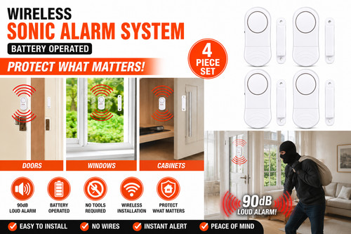 Wireless alarm pir motion - alarm,