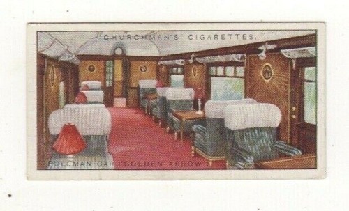 Train card golden arrow - #22,