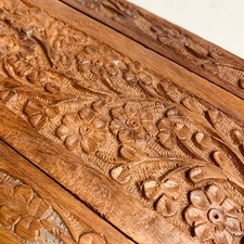 Vintage Hand-Carved Elephant Book Rack – Fold-Flat Adjustable Wood Bookends