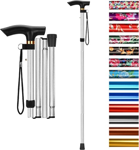 Walking stick adjustable cane - ,