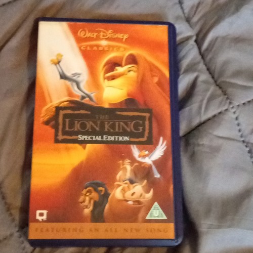 Walt disney the lion - walt, vhs