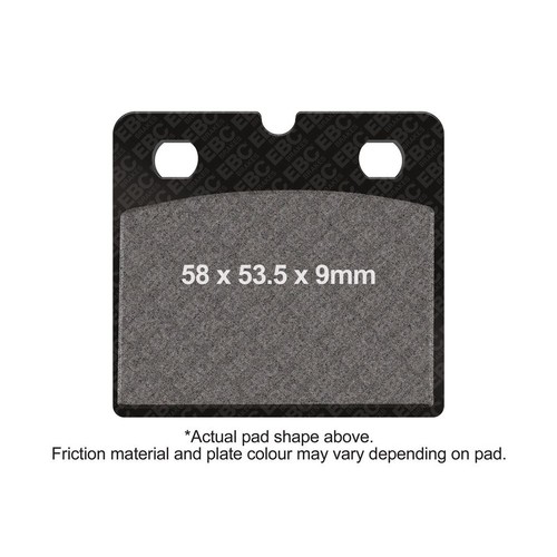 Ebc sintered street brake - sintered,