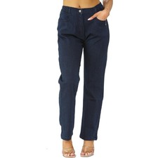 Womens faMS Straight Leg Jeans Ladies Regular Fit  Waist Plus Size 6-24