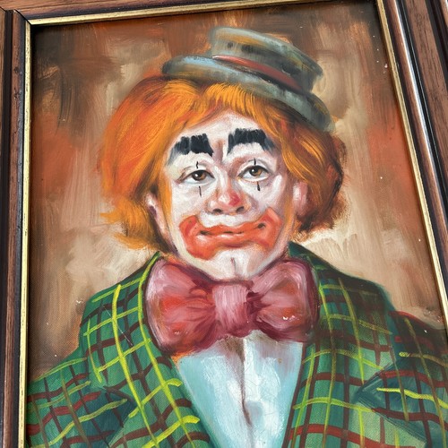 Clown painting original - clown,