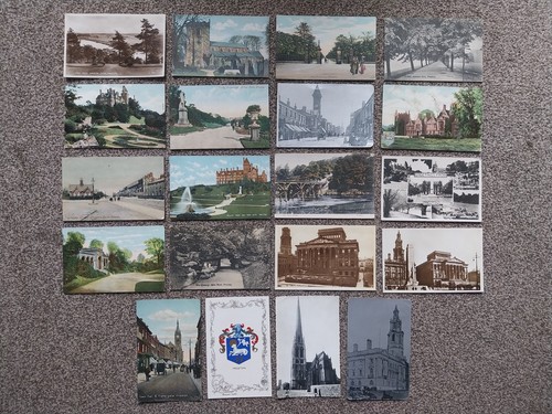 Preston postcard lot incl - 20,