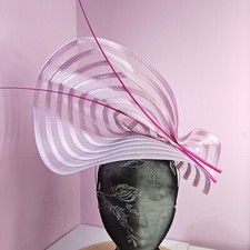 pink large fascinator