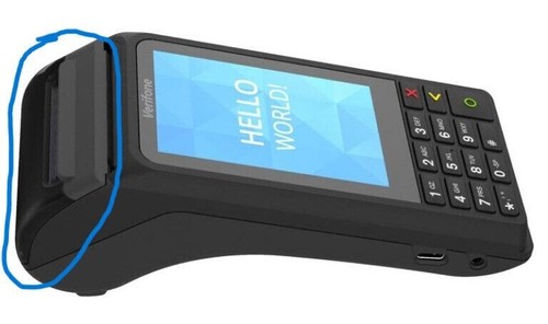 Verifone v240m printer lid - v240m,