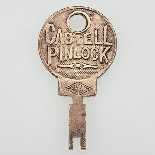 Vintage key castell pinlock - key,