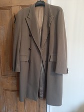 Crombie coat - beige wool
