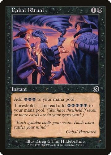 Mtg cabal ritual - torment, magic