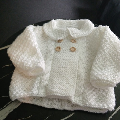 Elaborately cabled baby - cabled, baby's