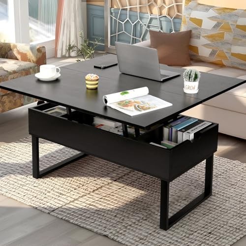 Black lift top coffee - black,