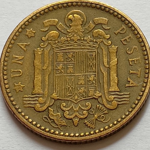 1947 peseta spanish coin - peseta,