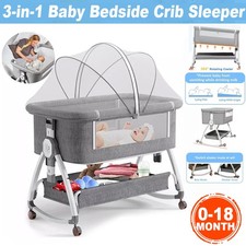 3-IN-1 Baby Bedside Crib