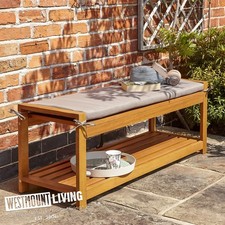 Wooden Hardwood Garden Bench 2