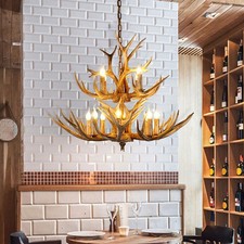 39" Rustic candle Antler Style