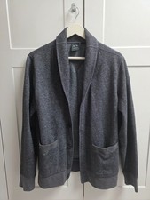 ARMANI EXCHANGE Grey Cardigan Jumper size Medium Mens Button Up Casual Outdoors