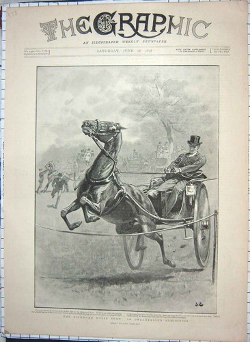 Original old antique print - original,