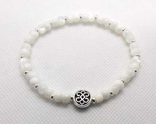 Natural white shell mother - mother, of