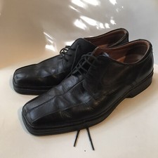 Mens Clarks Flexlight Shoes UK Size 7 Black Leather