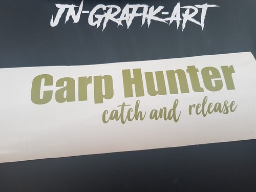 Carp hunter fishing - carp, decal