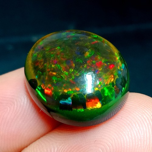 Opal cabochon honeycomb - opal,