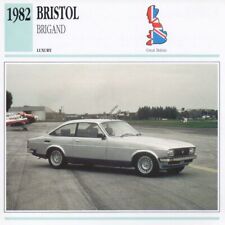 1982 BRISTOL BRIGAND Classic Car Photograph / Information Maxi Card
